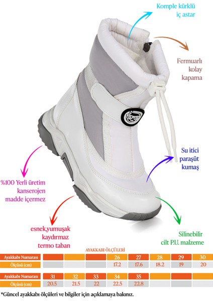 Alexis Fermuarlı Kız Çocuk Kar Botu fiyatları