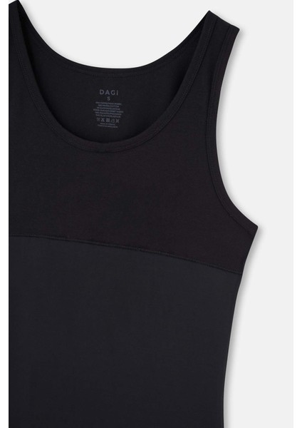 Siyah Erkek Pamuklu Korse Atlet D7000 fiyatları