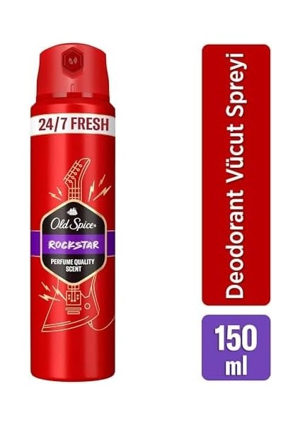 Old Spice Rockstar Erkek Sprey Vücut Deodorantı 150 ml
