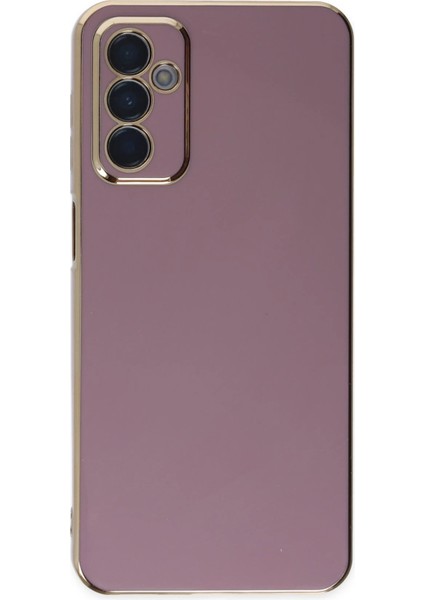 Samsung Galaxy M23 Kılıf Volet Silikon - Mor