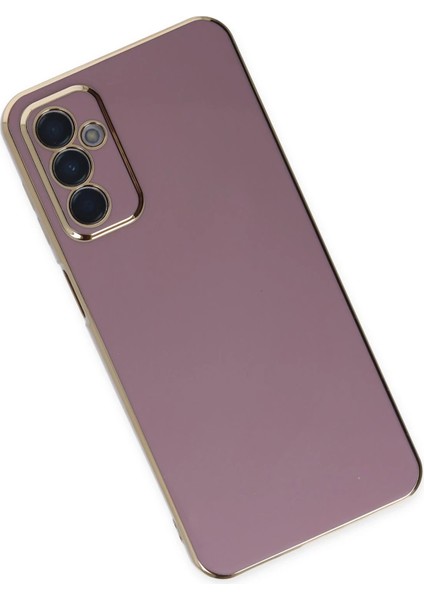 Samsung Galaxy M23 Kılıf Volet Silikon - Mor