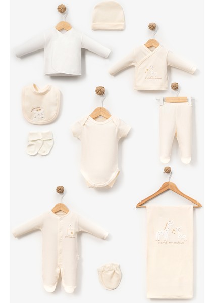 My Baby Kumsal % 100 Coton Bebitof 10 Lu Hastane Çıkışı Yavru Zürafa 10129