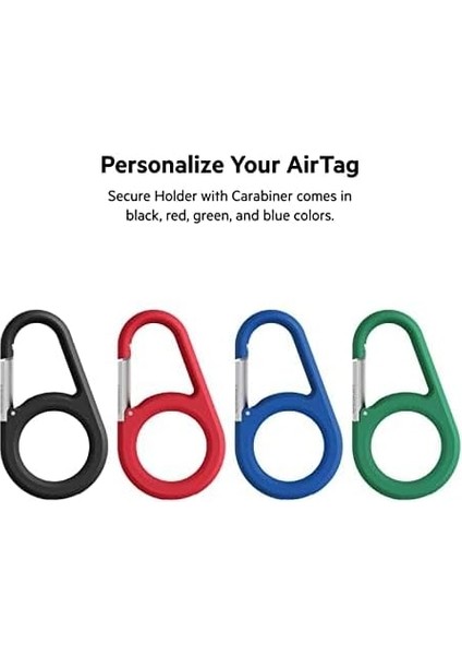 Airtag Için Karabinalı Kılıf - Kırmızı fiyatları