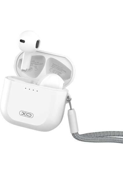 Xo Is Beauty Kablosuz Bluetooth Kulaklık X24 | Ipx5 Suya Dayanıklı, 250MAH Batarya, Mikrofonlu, Ios & Android ile Uyumlu, Uzun Pil Ömrü ve Dokunmatik Kontroller ile Ergonomik Tasarım Beyaz