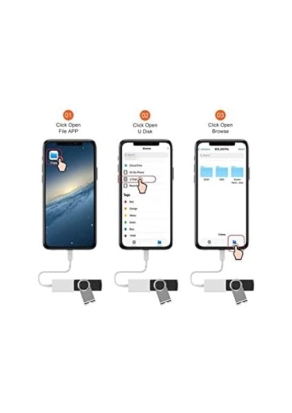 Iphone Ipad Için To Otg Adapter Dişi USB Dönüştürücü Disk Yedek Alma fiyatları