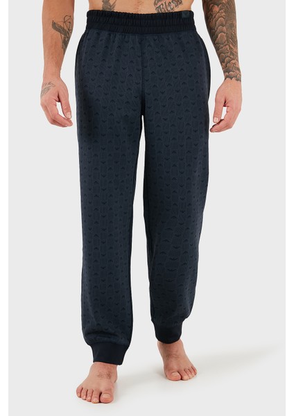 Tamamı Logolu Relaxed Fit Normal Bel Lastikli Paça Jogger Pantolon Erkek Pantolon EM000500 AF14992 FB056