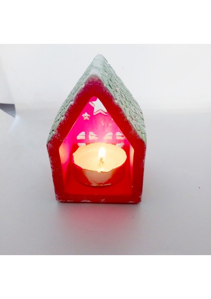 Yılbaşı Sofra Dekoru El Yapımı Suya Dayanıklı Simli Noel Baba Vazo Şekerlik