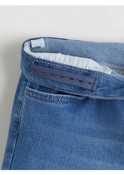 Lcw Kids Indigo Ispanyol Paça Kız Çocuk Jean Pantolon fiyatları