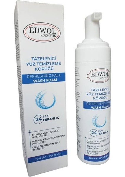 E Tazeleyici Nemlendirici Ferahlatıcı Cilt Yenileyici Yüz Temizleme Köpüğü fiyatları