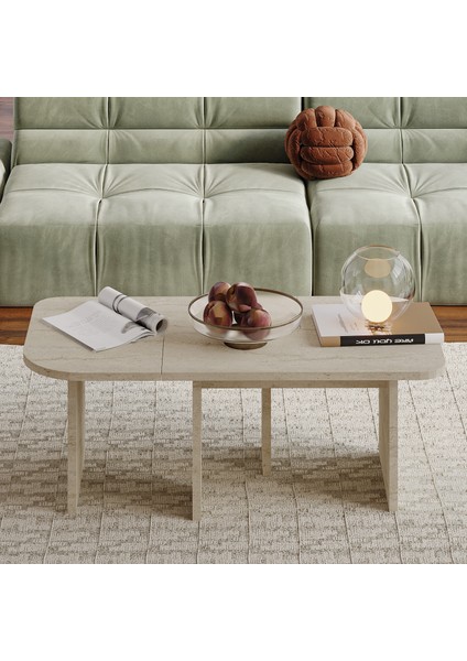 Iris Modüler Orta Sehpa – Modern Tasarım, Çok Amaçlı Kullanım Sehpa, Traverten Desen fiyatları