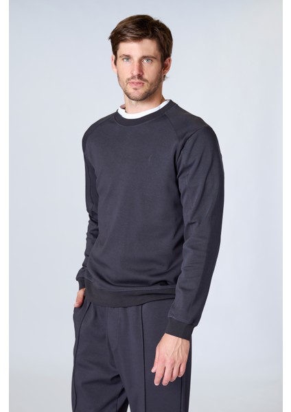 Esw 2916 Bisiklet Yaka Scuba Kumaş Erkek Sweat fırsatları