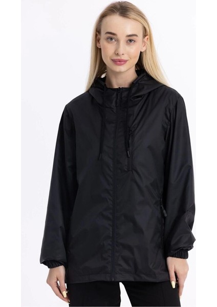 İçi Astarlı Su ve Rüzgar Geçirmez Cepli Kadın Yağmurluk fiyatları