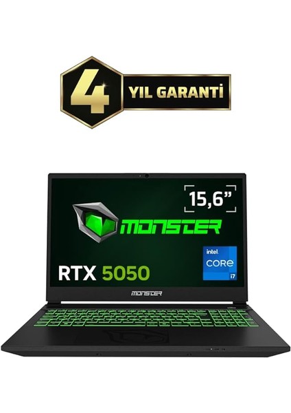 Abra A5 V22.1 Intel Core I7 13620H 16 GB Ram 500 GB SSD 8 GB Rtx 5050 Freedos 15,6" Fhd 144 Hz Oyun Bilgisayarı fiyatları
