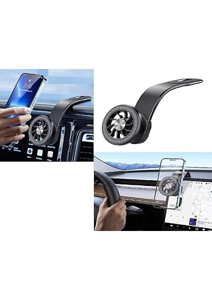 Ayarlanabilir Esnek Şekillenebilen Torpido Üstü Manyetik Araç Içi Telefon Tutucu iphone 11-15 Pro Max Telefon Tutucu Alüminyum Stand N52 Güçlü Mıknatıs Özel Seri Her Araca Her Telefona Uygun Yuvarlak fiyatları