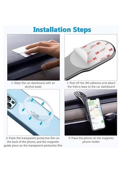 Ayarlanabilir Esnek Şekillenebilen Torpido Üstü Manyetik Araç Içi Telefon Tutucu iphone 11-15 Pro Max Telefon Tutucu Alüminyum Stand N52 Güçlü Mıknatıs Özel Seri Her Araca Her Telefona Uygun Yuvarlak fırsatları