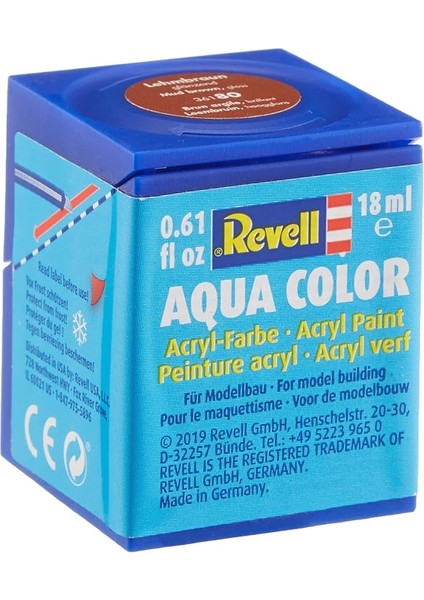 - Su Bazlı Maket Boyası Çamur Kahvesi Parlak 18 ml (36180)