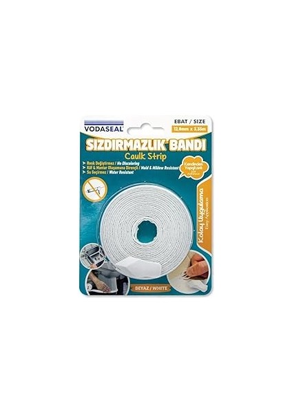 Sızdırmazlık Bandı - 12,8mm- Beyaz modelleri