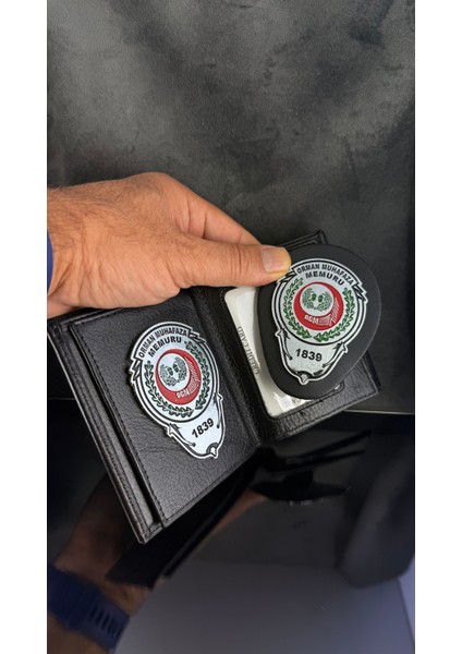 Orman Muhafaza Rozetli Cüzdan ve Rozet