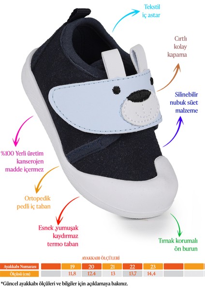 Winni Cırtlı Kız Bebek Ilk Adım Ortopedik Günlük Ayakkabı fiyatları