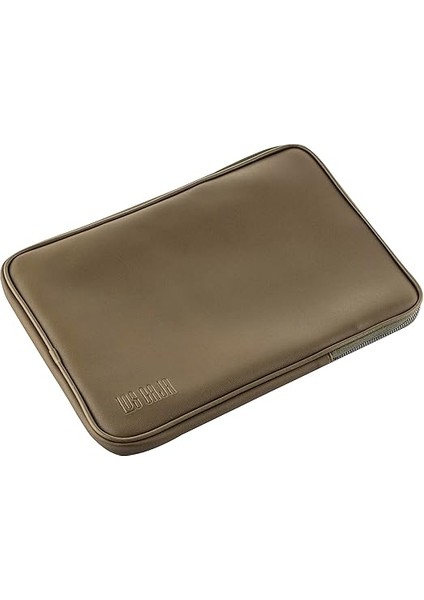 - 14" Inç Su Geçirmez, Vegan Deri ve Fermuar Özellikli Macbook & Tablet & Laptop Çantası (Haki Yeşil) modelleri