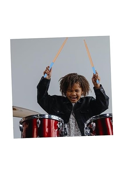 6 Çift Davul Çubuğu Trampet Uygulama Anahtarı Davul Çubukları Junior Hickory El Siyah Yetişkinler Perküsyon Davul Seti Malzemeleri Enstrüman Malzemeleri Enstrüman indirimleri