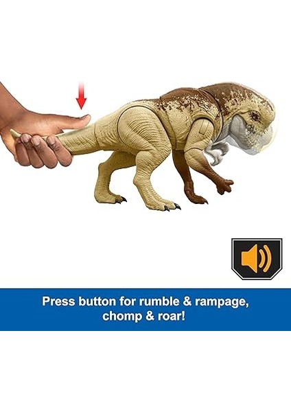 Jurassic World 55 Cm'lik Ürkütücü Dinozor Figürü (Villain), 2 Saldırı Hareketi, Filmden Uyarlanan Tasarım, Dijital Oyunlar, JGB58 fırsatları