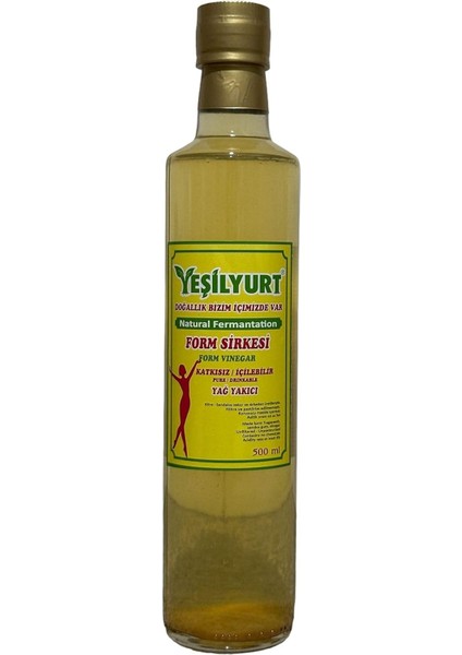 Yeşilyurt Form SIRKESI%100 Doğal 500 Ml.