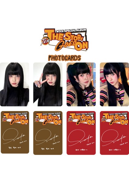 Twıce Mina '' Ten : The Story Goes On '' Photocards Set
