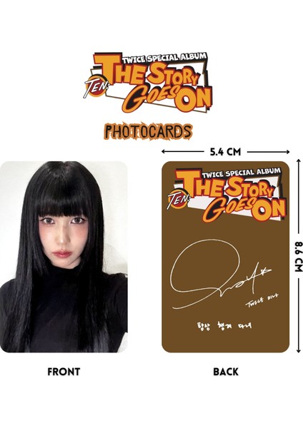 Twıce Mina '' Ten : The Story Goes On '' Photocards Set fiyatları