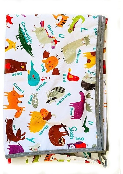 Su Geçirmez, Yer/masa Örtüsü, Aktivite, Yemek ve Oyun Için, Doğa Dostu ve Çevreci, Çok Amaçlı Kullanım, Zoo (150X150CM) fiyatları