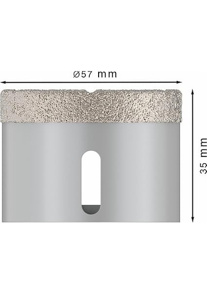 Professional Elmas Kuru Matkap Best (Seramik, X-Lock, Dry Speed Için, Ø 57 Mm, Çalışma Uzunluğu 35 Mm) modelleri