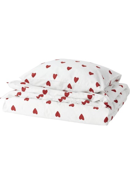 Love Kalpli Ranforce %100 Pamuk Çift Kişilik Nevresim Takımı Lastikli Çarşaflı indirimleri