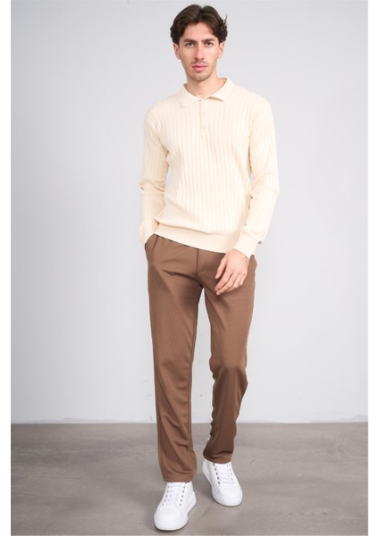 6643 Erkek Meray Regular Jogger Pantolon Açık Kahve fiyatları