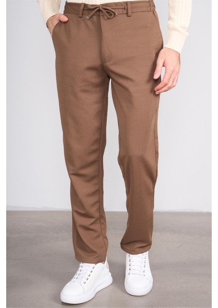6643 Erkek Meray Regular Jogger Pantolon Açık Kahve modelleri