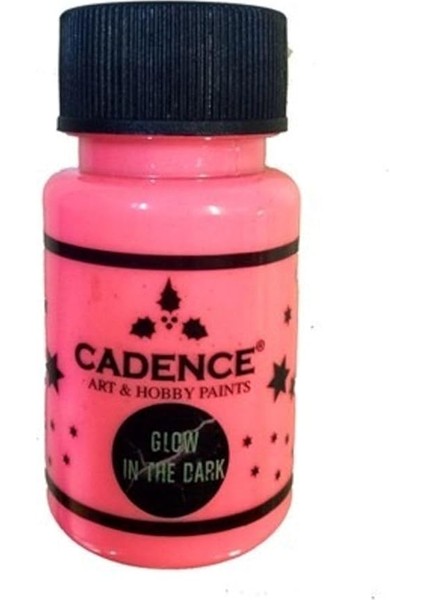 Glow In Dark (Karanlıkta Parlayan Boya) 579-PEMBE 50ML Çok Renkli Tek Ebat