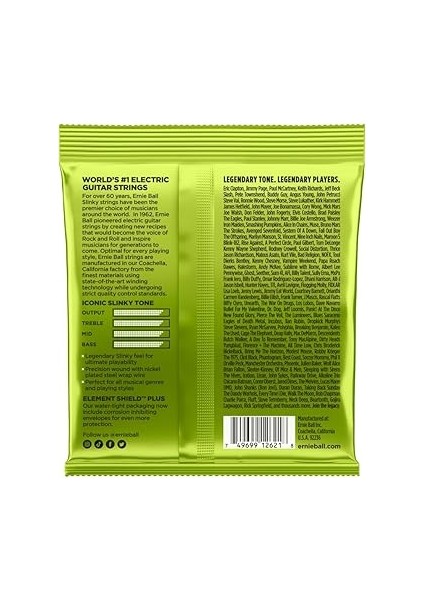 Ball Normal Slinky 7 Telli Nikel Yara Elektro Gitar Telleri, Ölçü 10-56 fiyatları
