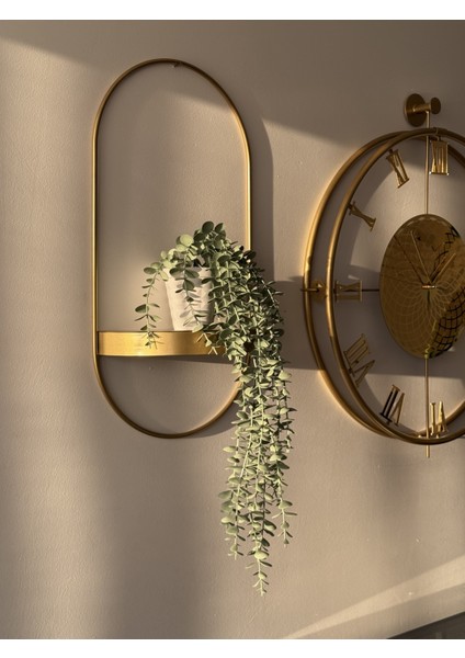 Gold 2 Adet Yeni Dekor Duvar Rafı - Modern Dekoratif - Chakra Konsept - Duvar Rafı indirimleri