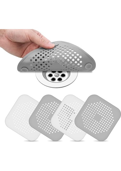 Küvet Gider Filtresi, Lavabo Gider Kapatıcı Banyo Küvet Süzgeç Kapatma Silikon