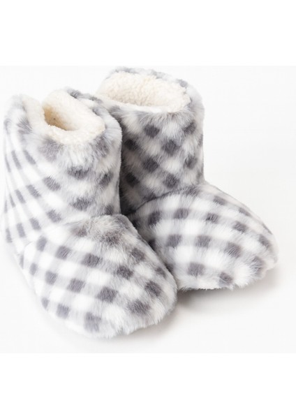 Çocuk ve Bebek Panduf, Kışlık Peluş Bot, Yumuşak, Sıcak Tutan, Kaymaz Tabanlı Ev Içi Patik, Ev Botu