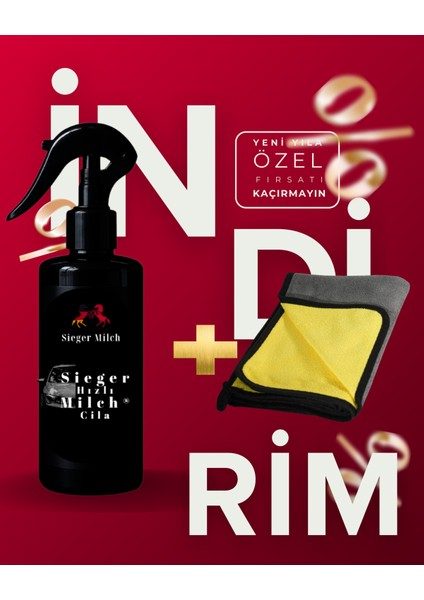 Hızlı Cila 500ML + Çift Taraflı Mikrofiber Bez (50x70)