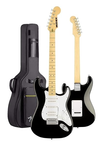 RPH-40WB-30AMP Siyah Beyaz 30W Amfili Elektro Gitar Seti Hsh Manyetik Maple Klavye Üst Kalite modelleri