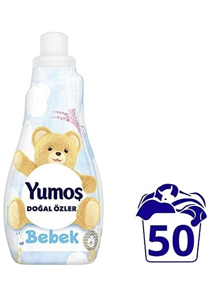 Yumoş Konsantre Çamaşır Yumuşatıcısı Bebek 1200 ml 50 Yıkama 1 Adet fiyatları