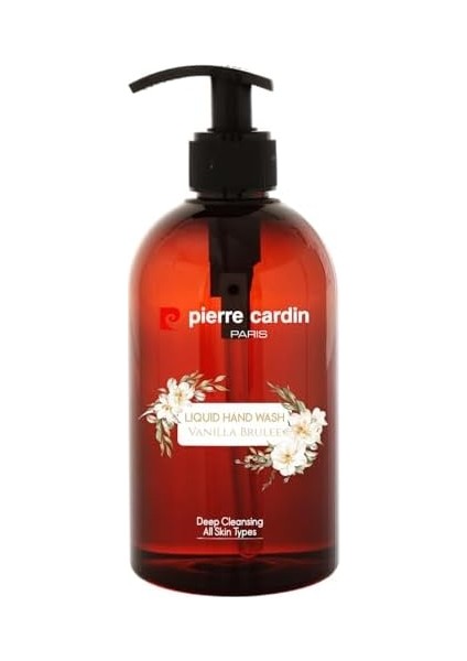 Pierre Cardin Liquid Hand Wash 480 ml – Vanilla Brulee- Sıvı Sabun - Vanilya Brulee