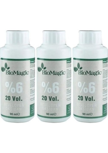 Magic Developer Peroksit-Oksidan 20 Volüm%6 90 ml 3 Adet