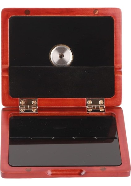 Zarif Saksafon Klarnet Kasası, Higrometreli Masif Ahşap Kutu, 5 Sazlık Tutar (Kehribar)