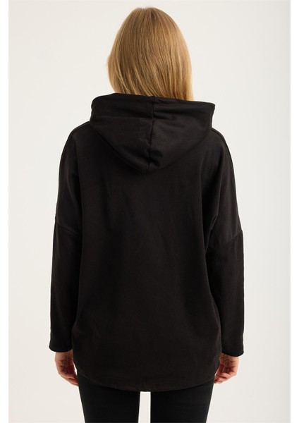 Yaldızlı Pano Desenli Sweat indirimleri