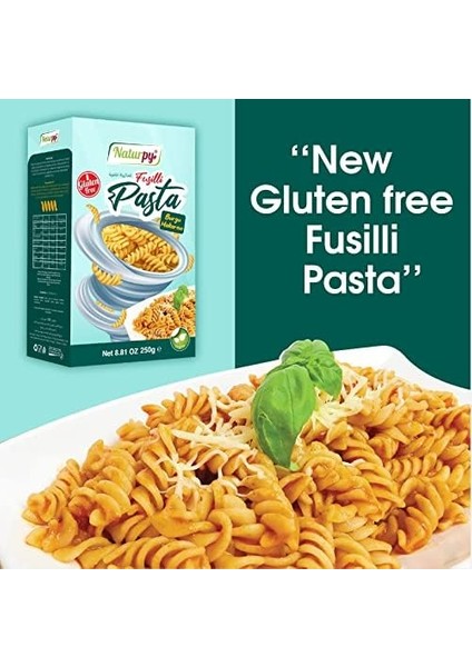 Naturpy Glutensiz Burgu (Fusilli) Makarna 250 gr fiyatları
