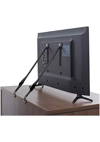 LED Tv Askısı Dolap Gardırop Büfe Kitaplık Sabitleme Bebek Çoçuk Koruma Deprem Güvenlik Kemeri (1 Takım 2 Kemer) fiyatları