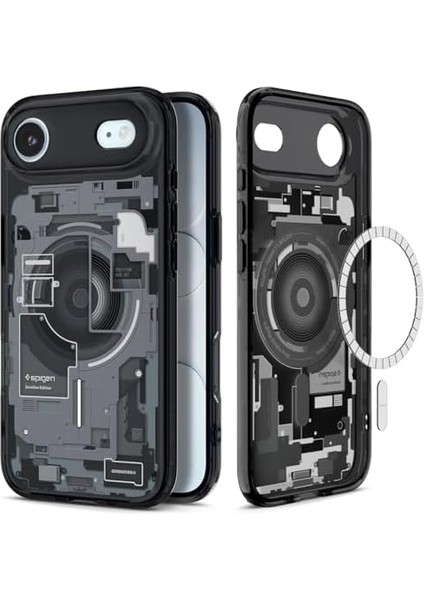 Air ile Uyumlu Ince Magsafe Kılıf Ultra Hybrid Sararma Karşıtı Duraclear Hava Kanalı Teknolojisi Askeri Sınıf Koruma Magfit Zero One Tasarım Kapak - ACS10058 modelleri