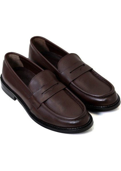 Loafer Ayakkabı Koyu Kahverengi